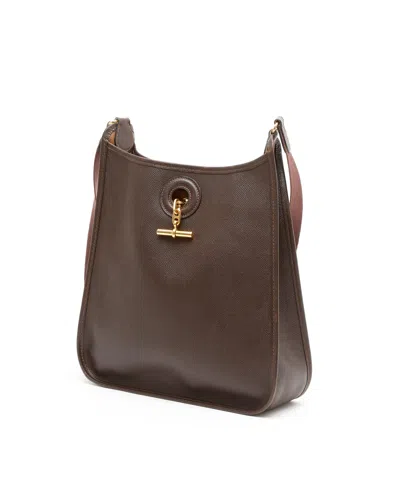 Pre-owned Hermes Hermès Epsom Vespa Pm Bag In Brown