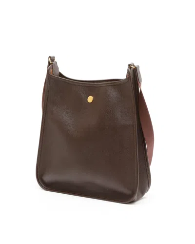 Pre-owned Hermes Hermès Epsom Vespa Pm Bag In Brown