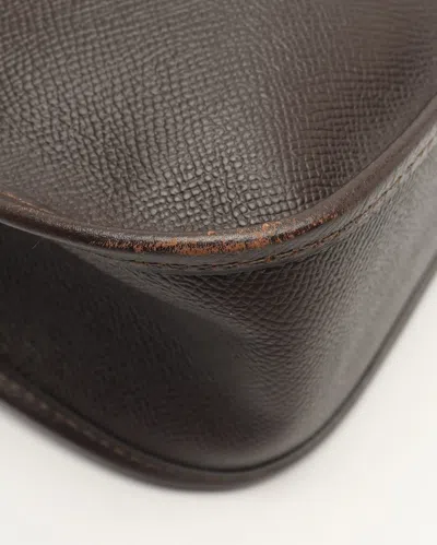 Pre-owned Hermes Hermès Epsom Vespa Pm Bag In Brown