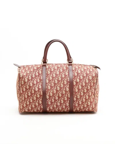 Dior Christian  Issimo Weekend Bag In Red