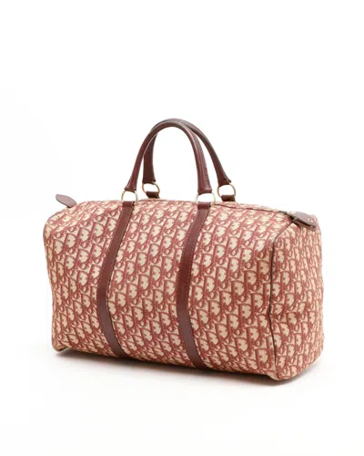 Dior Christian  Issimo Weekend Bag In Red