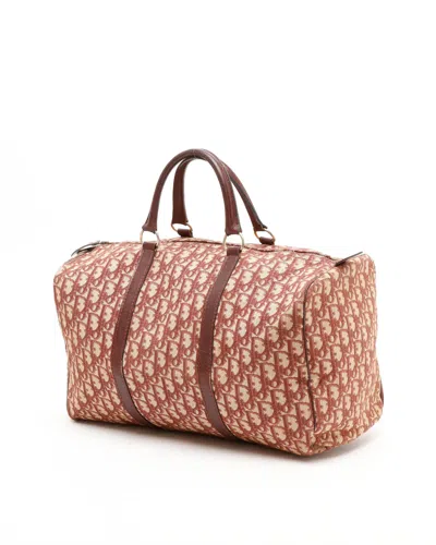 Dior Christian  Issimo Weekend Bag In Red