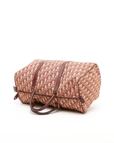 Dior Christian  Issimo Weekend Bag In Red