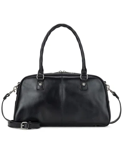 Patricia Nash Pomezia Crossbody Satchel Bag In Black