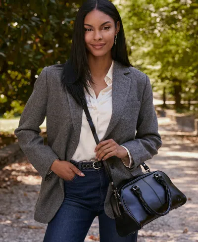 Patricia Nash Pomezia Crossbody Satchel Bag In Black