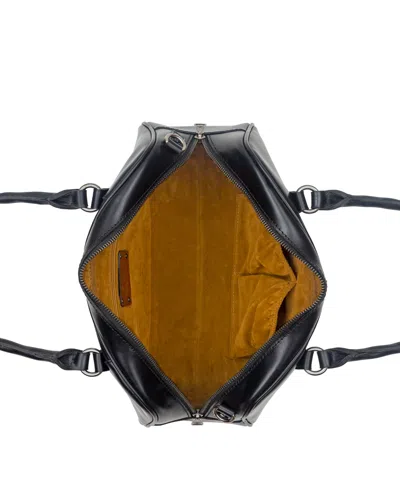 Patricia Nash Pomezia Crossbody Satchel Bag In Black