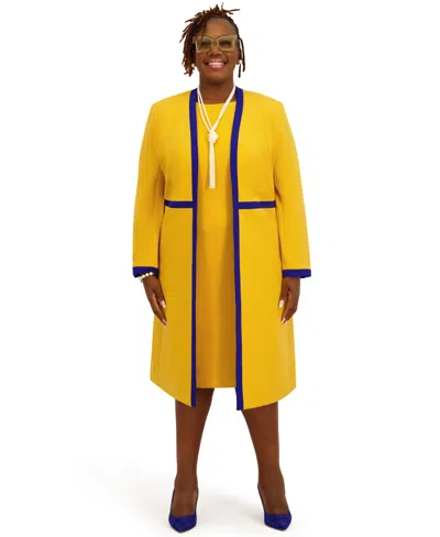 Kasper Women's Framed Waist Seam Open Topper Jacket, Regular & Plus In Multi