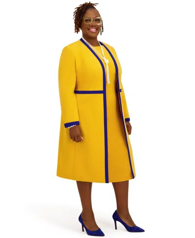 Kasper Women's Framed Waist Seam Open Topper Jacket, Regular & Plus In Multi