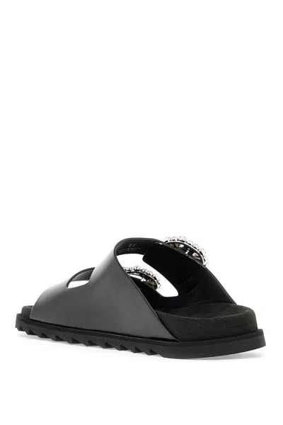 Roger Vivier Mule Slidy Viv In Pelle In Black