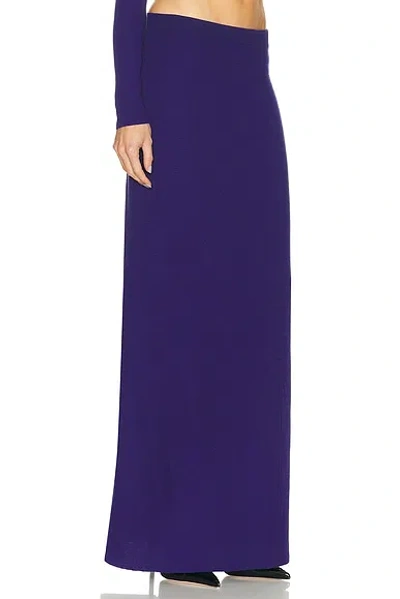 Tom Ford Cashmere Midi Skirt In Purple