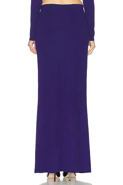 Tom Ford Cashmere Midi Skirt In Purple
