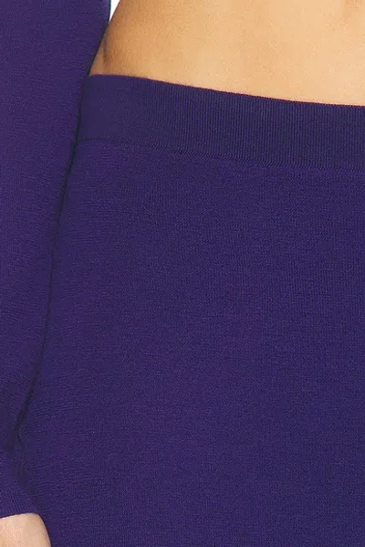 Tom Ford Cashmere Midi Skirt In Purple