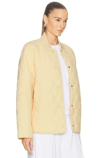 Varley Luca Quilted Jacket In Neutral