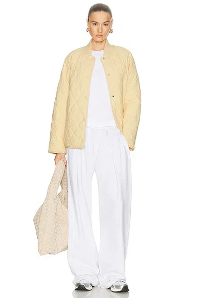 Varley Luca Quilted Jacket In Neutral