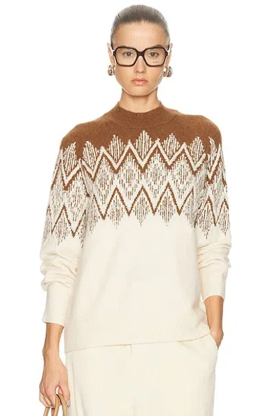 Varley Siren Fair Isle Knitted Sweater In Multi