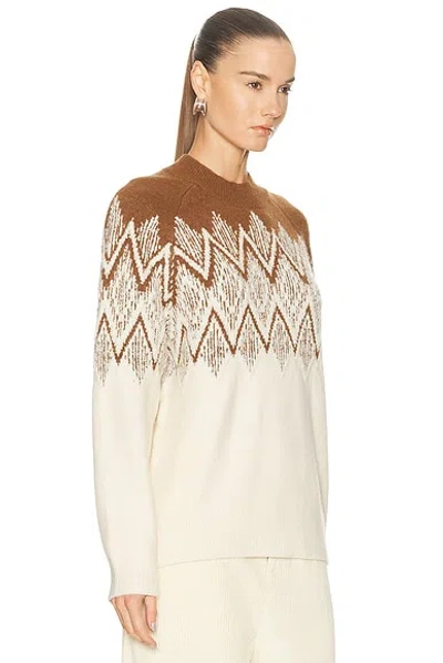 Varley Siren Fair Isle Knitted Sweater In Multi