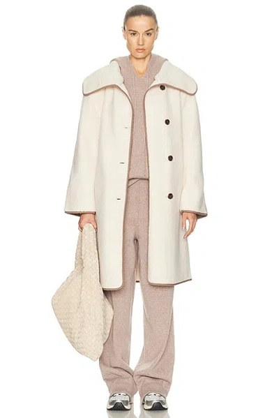 Varley Clemence Sherpa Coat In Neutral