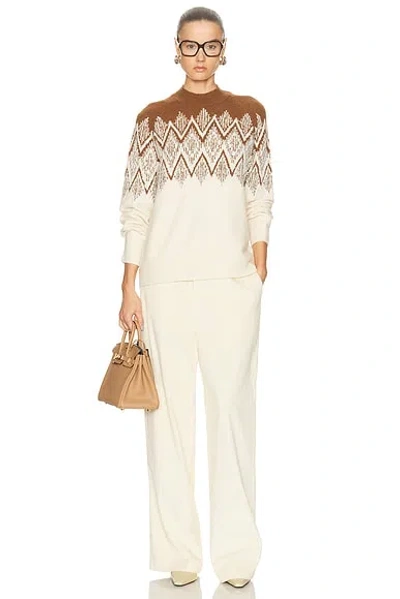 Varley Siren Fair Isle Knitted Sweater In Multi