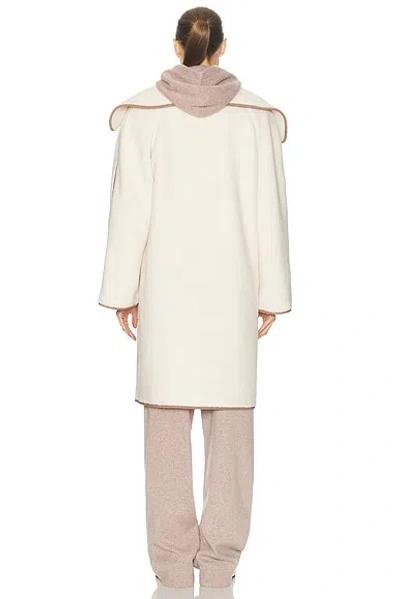 Varley Clemence Sherpa Coat In Neutral