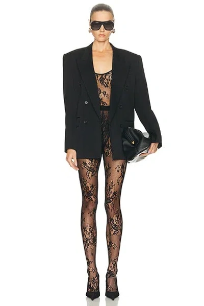 Wardrobe.nyc Evening Lace Tight In Black