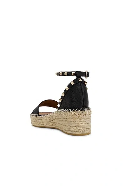 Valentino Rockstud Espadrille Sandal In Multi