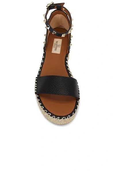 Valentino Rockstud Espadrille Sandal In Multi