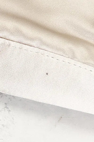 Pre-owned Fendi Satin Baguette Shoulder Bag In White