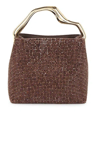 Cult Gaia Solene Mini Top Handle Bag In Brown