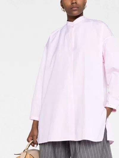 Loewe Deconstructed Shirt In Cotton In Pink