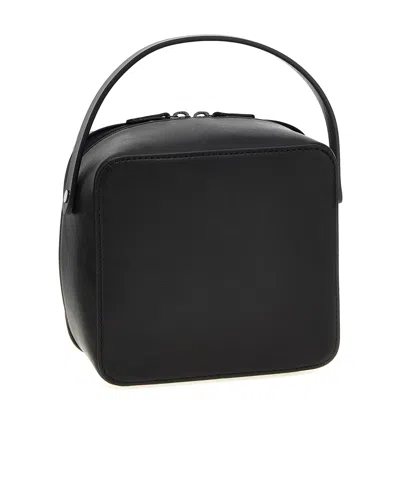 Auralee Small Travel Case Handbag In Black