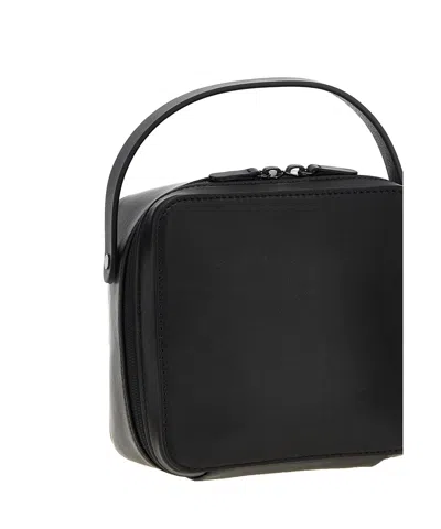 Auralee Small Travel Case Handbag In Black