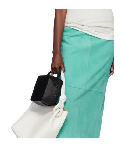 Auralee Small Travel Case Handbag In Black