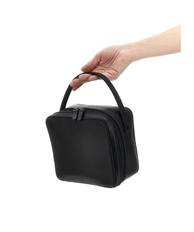 Auralee Small Travel Case Handbag In Black