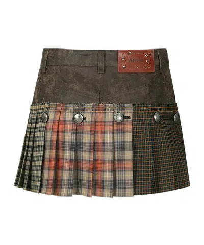 Andersson Bell Molly Mini Skirt Pants In Brown