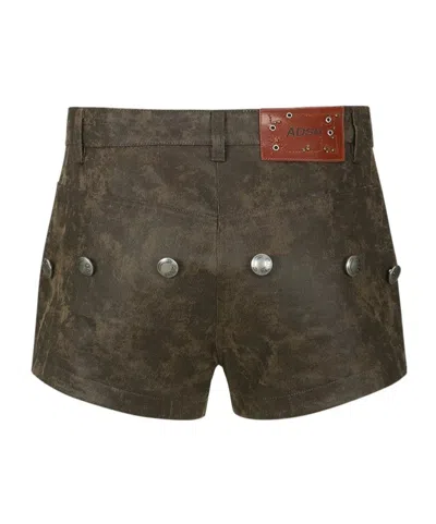 Andersson Bell Molly Mini Skirt Pants In Brown