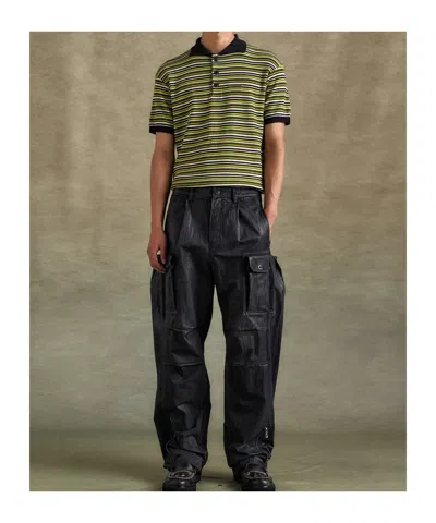 Andersson Bell Striped Polo Shirt In Multi