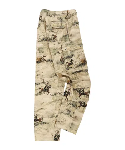 Andersson Bell Printed Cargo Jeans In Multi