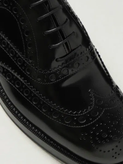 Church's Leather Brogue Oxford Shoes In Black