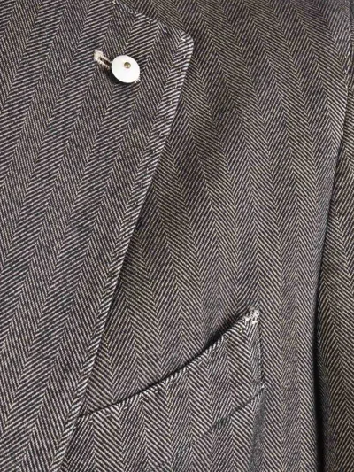 L.b.m 1911 L.b.m. 1911 Single-breasted Jacket In Gray