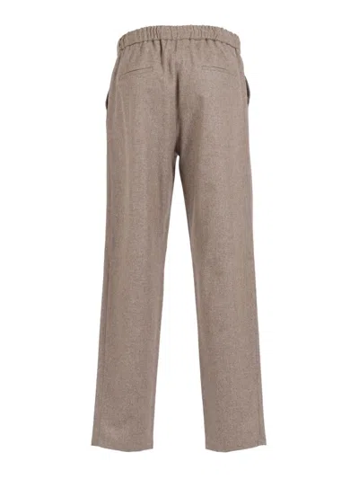 Antonelli Drawstring-waist Trousers In Neutral