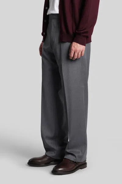 Tagliatore P-nat04 Pants In Grey Polyester In Gray