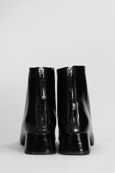 Carmens Rose Back High Heels Ankle Boots In Black