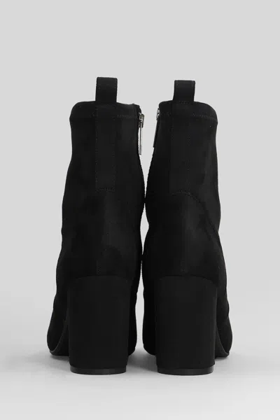 Carmens Emma Stretch High Heels Ankle Boots In Black