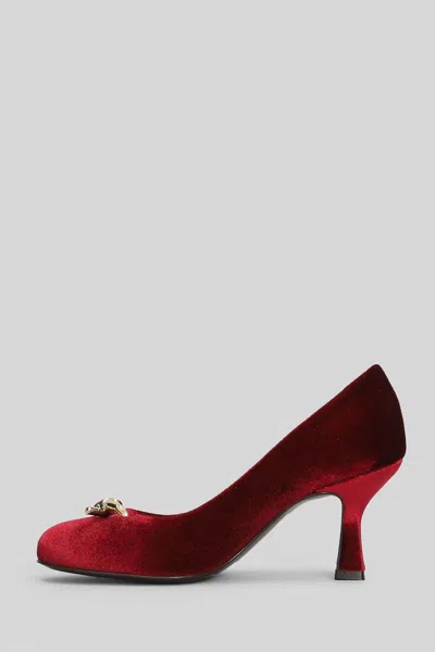 Isabel Ferranti Buckle-detail Pumps In Red