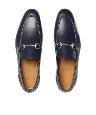 Gucci Jordaan Slip-on Loafers In Blue