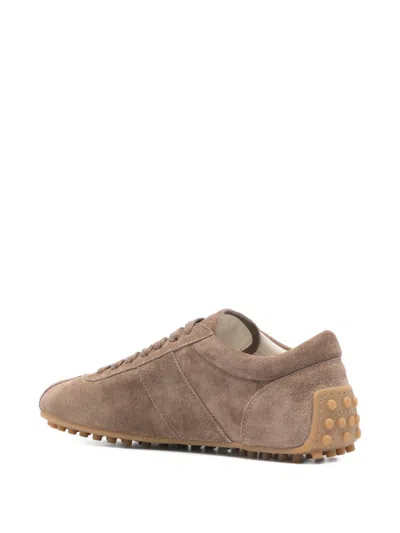 Tod's Women Brown Suede Sneakers, 3.5 Luxury Sneakers For Women Darveys