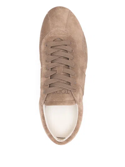 Tod's Women Brown Suede Sneakers, 3.5 Luxury Sneakers For Women Darveys