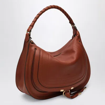 Chloé Small Marcie Shoulder Bag In Brown