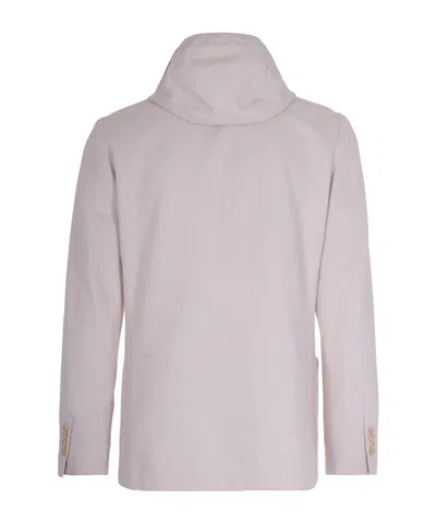 Eleventy Giacca Con Cappuccio Sabbia In Neutral