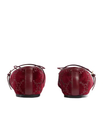 Gucci Women's Gg Crystal  Horsebit Ballet Flat In Multi